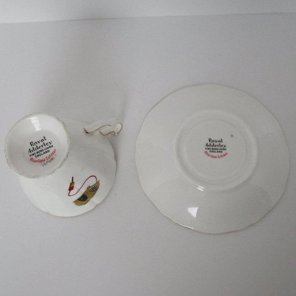 antique cup & saucer set - Picture 5 of 7